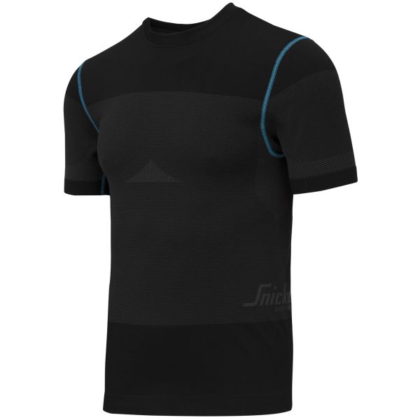Undertrøye Snickers 9419 LiteWork svart, med kort erme 3XL